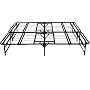 Queen Size Quad-Fold Folding Bed Frame