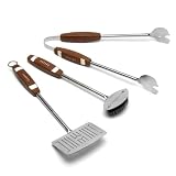 Charcoal Companion 3-Piece Football Barbecue Tool Set