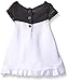 Calvin Klein Baby-Girls Chiffon Overlay White Tunic and Printed Jersey Leggings