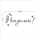 Wall Sticker, Hatop I Love You More Wall Sticker Letters Words Baby Kids Room Bedroom Art Wall Decor