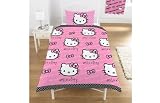 Hello Kitty Polka Dot Duvet and Pillowcase Set