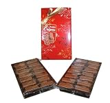 Loc Maria Crepes- Crispy Biscuits Enrobed with Belgian Milk Chocolate Christmas Holiday Chocolate Present 18.3oz