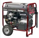 Powermate 15,625 Watt 653cc 22 HP Subaru EH65 V-Twin Gas Powered Portable Generator With Electric Start PM0601250