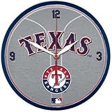 Texas Rangers Round Clock