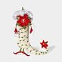 Department 56 Krinkles Poinsettia Stocking