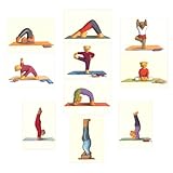 YogaTeds Greetings Cards - Mixed pack of 10 (pack 1 & 2)