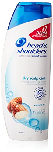 Head & Shoulders Dandruff Shampoo, Dry Scalp Care with Almond Oil, 13.5 Fluid Ounce (Pack of 2)
