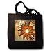 Giant Flowers - Black Tote Bag JUMBO 20w X 15h X 5d