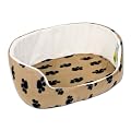 Hundebett Hundekorb Tierbett Tierkorb Katzenkorb beige 50x38x18cm Gr.3