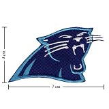 Carolina Panthers Logo Embroidered Iron on Patches