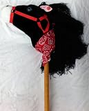 Black Hobby Horse on Stick