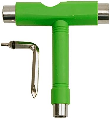 Geelife Skateboard Tool and Cleaner All-in-one Multi-Functional T Skate Tool, Allen Key and Grip Tape Eraser