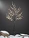 Lightshare Snow Tree 5 Feet 72 LED Light with 10 LED Snow Flake Light, Warm White