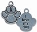 Dog Paw Prints Cell phone Charm