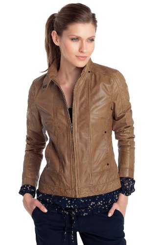 ESPRIT Collection Damen Jacke A23374, Gr. 40 (L), Braun (wood 231) Preisvergleich
