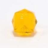 Topaz (Yellow) Precision-Edge 24-sided Dice, no ink