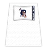 Best Quality Micro Fiber Sheet Set - Detroit Tigers MLB /Color White Size Full
