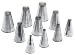 Ateco 10-Piece French Star Pastry Tip Set in Tube