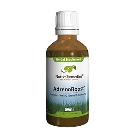 Click here to buy Native Remedies AdrenoBoost for Adrenal Support (50ml) by Native Remedies.