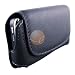 Premium Black Horizontal Leather Case for Samsung Wave (S8500)