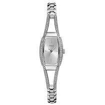 GUESS Oval Crystal Watch for Her