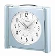 Seiko Bedside Alarm Get Up and Glow Clock Silver-Tone Metallic Case #QXE418SLH