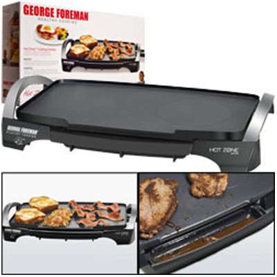 New Trademark George Foreman Hot Zone Sear & Griddle 23 Inch Two Prong Power Cord