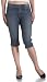 Apparel : Seven7 Jeans Women's Denim Crop Jean with Double "7' Back Rhinestone Pockets
