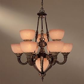 Minka 819-355 Camden 9 Light 1 Bowl Chandeliers, Golden Bronze by Minka