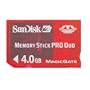 SanDisk Gaming - Flash memory card - 4 GB - MS PRO DUO - red