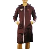 Triple 5 Soul - Womens Triple 5 Soul burgundy full front zip hooded dress. Very high quality full body hoody with side entry pockets and logo design embroidered on the chest.