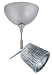 BESA Lighting 1SM-514500-SN Satin Nickel Nico 3 Quick-Connect Spotlight with Dome Canopy and Transformer from the Nico 3 Collection featuring Clear Stone Glass