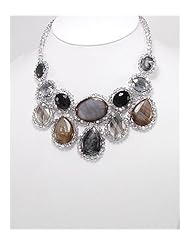Agate Necklace In Zinc