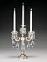 Schonbek 71062-47 Antique Pewter / Handcut La Scala Renaissance Three Light Up Lighting Wax Candle T