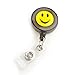 Officeship Retractable Smile Face Badge Reels 7 PCS, Assorted Colors-Smile Face 7PCS