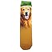 Golden Retriever Sublimated Socks - One Size