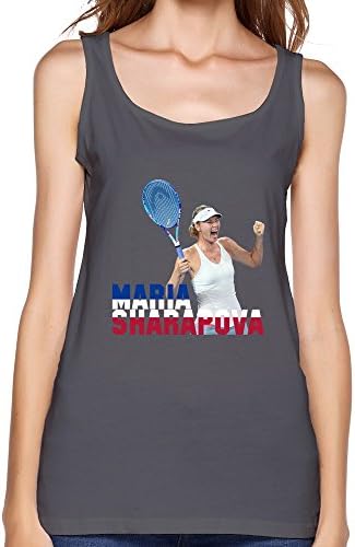 ThaiJi Women's 2015 Us Open Maria Sharapova Tank Top Tank Vest Jersey Tank Top S DeepHeather