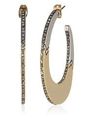 House of Harlow 1960 Modern Tribal Hoop Earrings