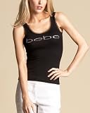 41 0xHj W3L. SL160  Ruffle Trim Logo Tank   black (L)