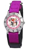 High Disney Kids’ School Musical Group Time Teacher Purple Velcro Strap Watch # D843S504