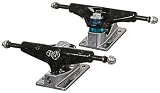 Silver A Class - Rob Dyrdek (Set of 2) Skateboard Trucks - 7.5 Inch - Faces Hanger / Silver Base