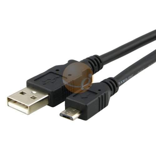 USB 2.0 Cable, Type A Male to Micro USB Male (3 Feet)