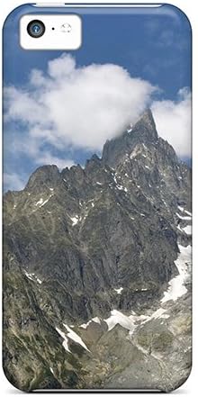 USMONON Phone cases Defender Case For Iphone Iphone 5c, Leaving Mont Blanc Tunnel Pattern