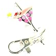 Daquiri Ribbon Backpack Handbag Purse Finder Clip Charm