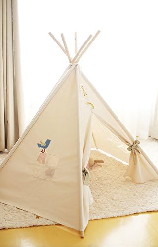 SOABE Teepee Tent, Blue bird Indian Tent, 63 x 63 inches/Made in Korea