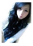 Long Black Wave Kanekalon Cosplay Hair Wig Wa54
