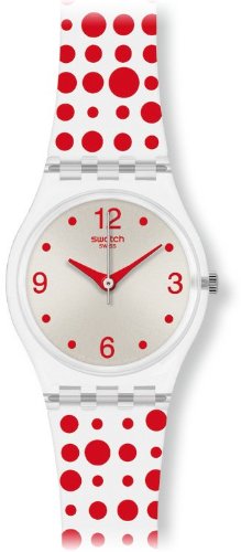 Swatch Damen-Armbanduhren Lifestyle Red Darling LK318