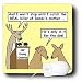 Londons Times Funny Animals Cartoons - Bambis Father In Search of the Real Killer - Mouse Pads