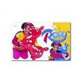 INFLATABLE RODY HORSE RED