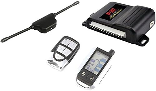 Cspi Sp-302 2-Way Lcd Paging Alarm & Keyless Entry System With Rechargeable Remote